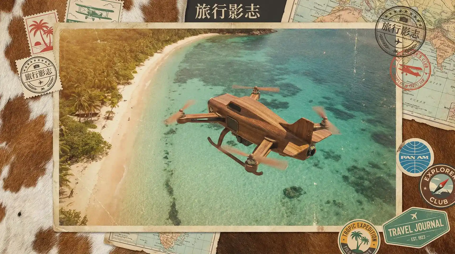 航拍无人机俯瞰海滩 - 黑料 官网 航拍设备